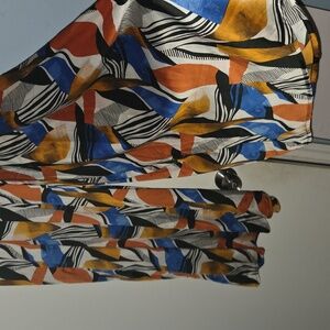 Colorful Geometric Print Women's Palazzo